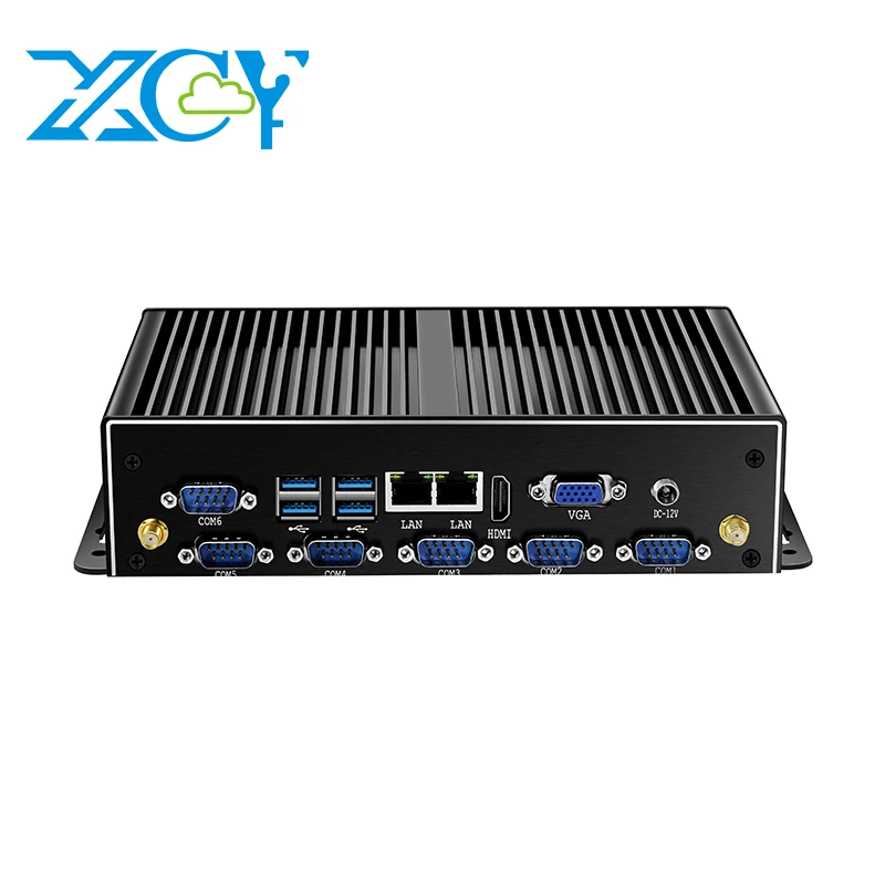 

XCY Industrial Mini PC Intel Celeron J1900 RS485 RS232 3G 4G Embedded Micro Computer Windows 10 Linux Dual LAN HDMI VGA WiFi