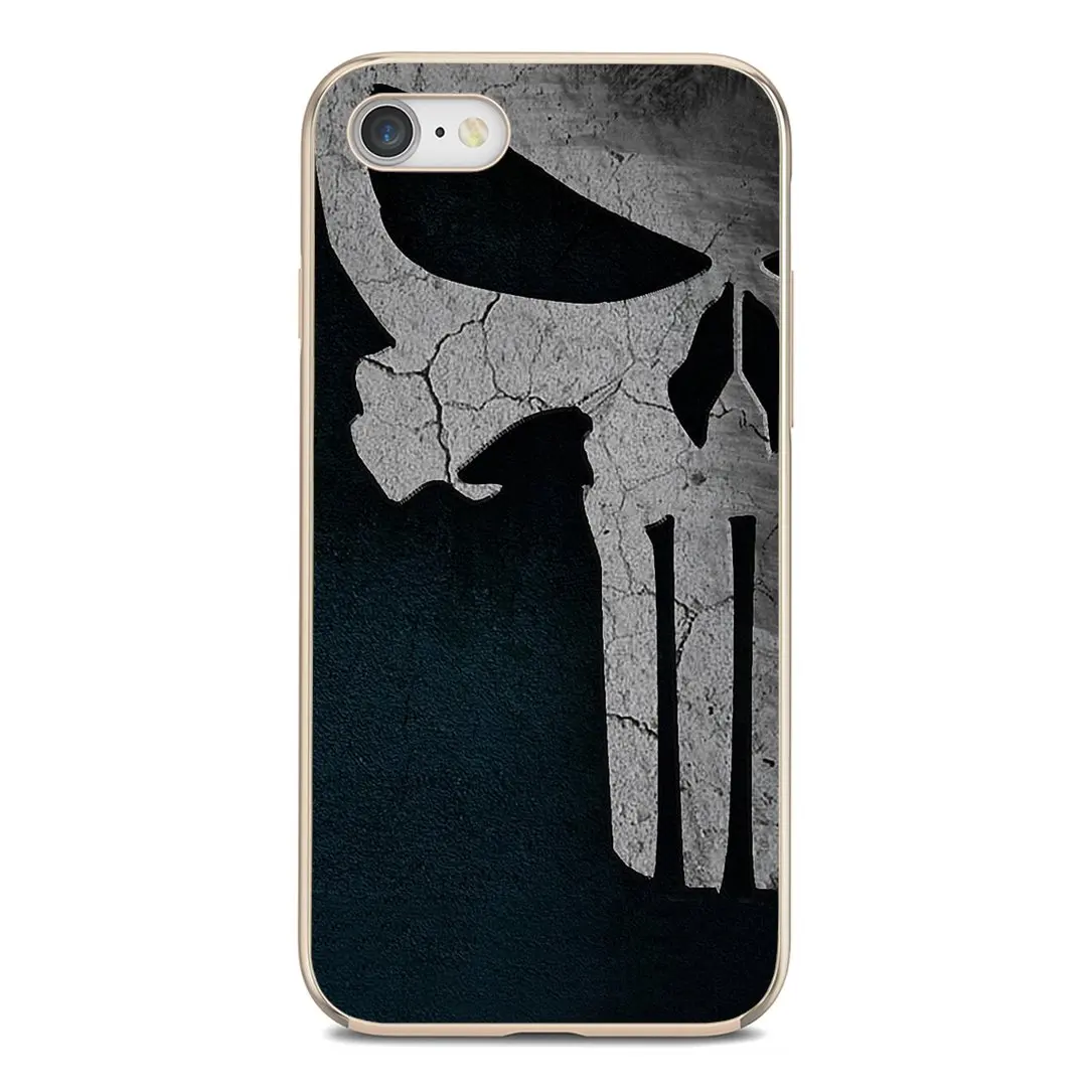 Чехол the-punisher с черепом для сотового телефона Huawei P30 P40 P20 P7 P8 P9 P10 Lite Plus Pro 2015 2016 2017 Mini