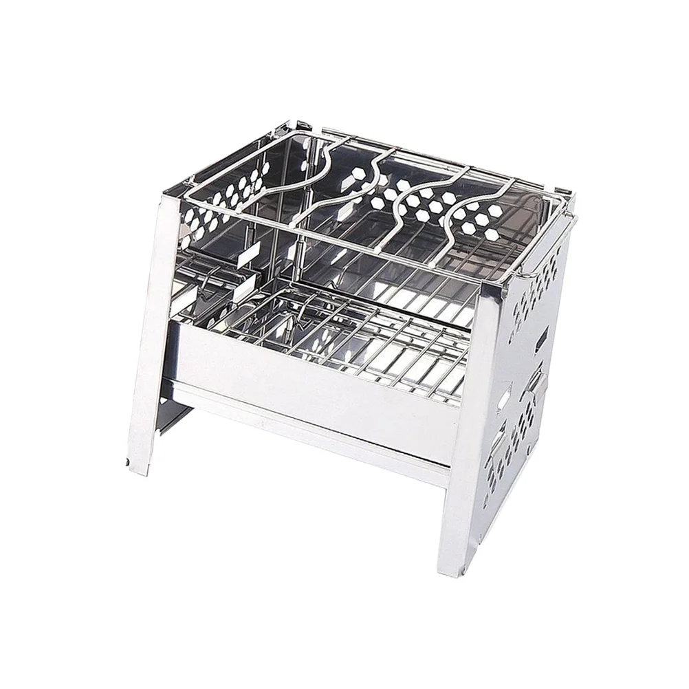 1Pc Mini Stainless Steel Wood Burning Stove Portable Collapsible Grill Outdoor Camping Cookware Picnic Accessory (Silver)
1Pc Mini Stainless Steel Wood Burning Stove Portable Collapsible Grill Outdoor Camping Cookware Picnic Accessory (Silver)