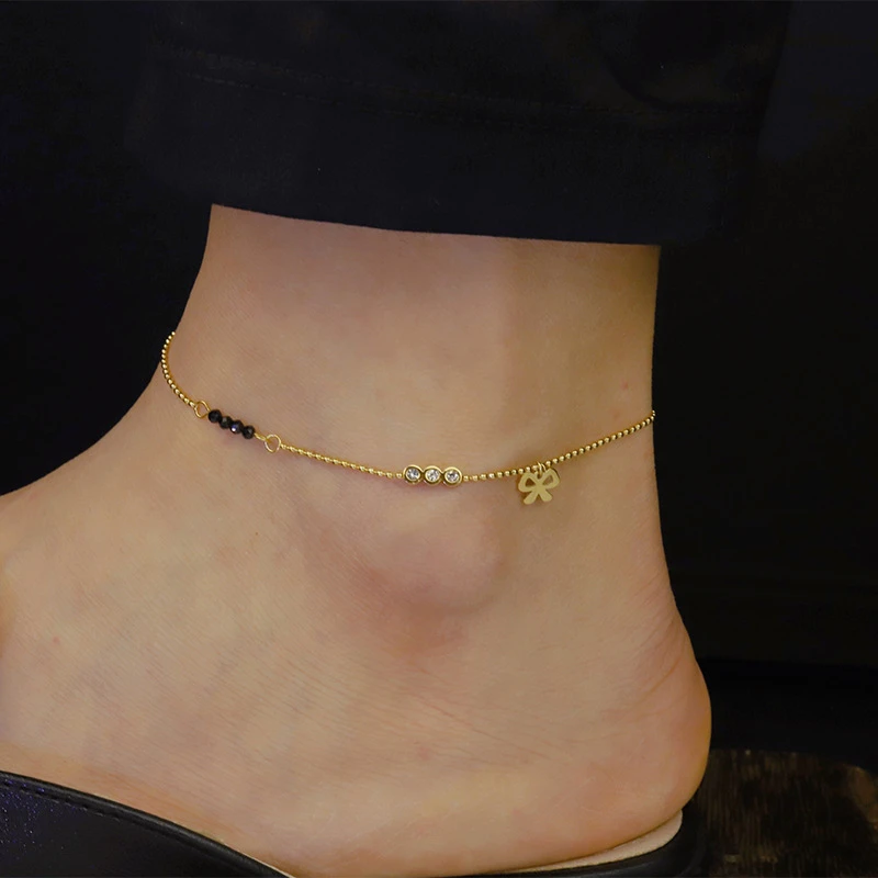 2021 New Style Bow-Knot Chain Anklets Adjustable Size Fashion Stainless Steel Ankle Bracelet On The Leg Foot Trendy Jewelry Gift
2021 New Style Bow-Knot Chain Anklets Adjustable Size Fashion Stainless Steel Ankle Bracelet On The Leg Foot Trendy Jewelry Gift