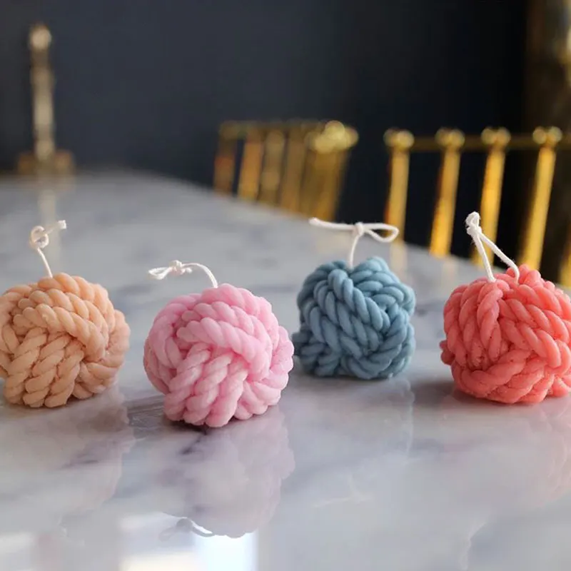 New 3d Knitting Wool Ball Silicone Candle Mold Diy Fondant Cake Decorating Tools Handmade Aroma Gypsum Mould Crafts
New 3d Knitting Wool Ball Silicone Candle Mold Diy Fondant Cake Decorating Tools Handmade Aroma Gypsum Mould Crafts