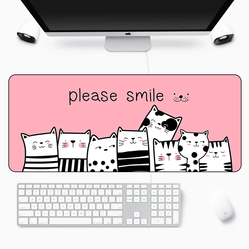 Cute Funny Cat Gaming Mousepad Big Cartoon Natural Rubber 70x30cm Anti-Slip Computer Large Mouse Pad Speed Smooth Laptop Mat
Cute Funny Cat Gaming Mousepad Big Cartoon Natural Rubber 70x30cm Anti-Slip Computer Large Mouse Pad Speed Smooth Laptop Mat