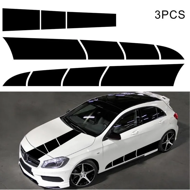 3pcs Car Side Door Decoration Car Sticker Auto Body Car Stickers Vinyl Decal Stikers Car Styling Decoration 120CM X 15cm
3pcs Car Side Door Decoration Car Sticker Auto Body Car Stickers Vinyl Decal Stikers Car Styling Decoration 120CM X 15cm