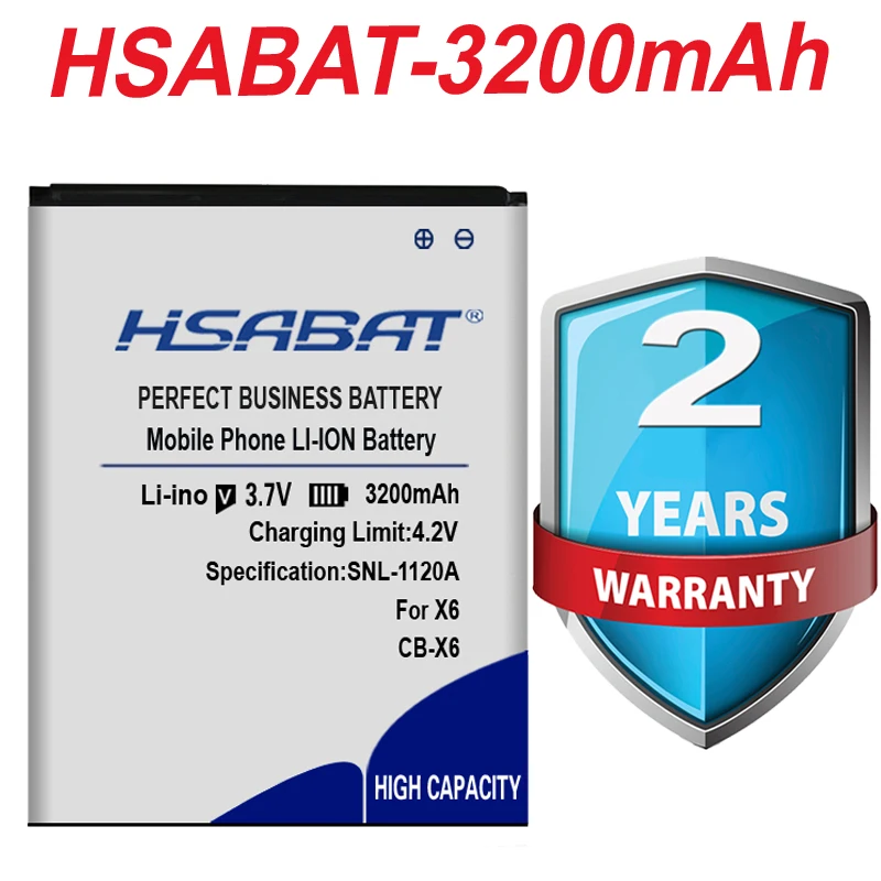 Мобильный телефон HSABAT 3200 мАч аккумуляторы для Cubot X6 бесплатный подарок|battery for|cubot