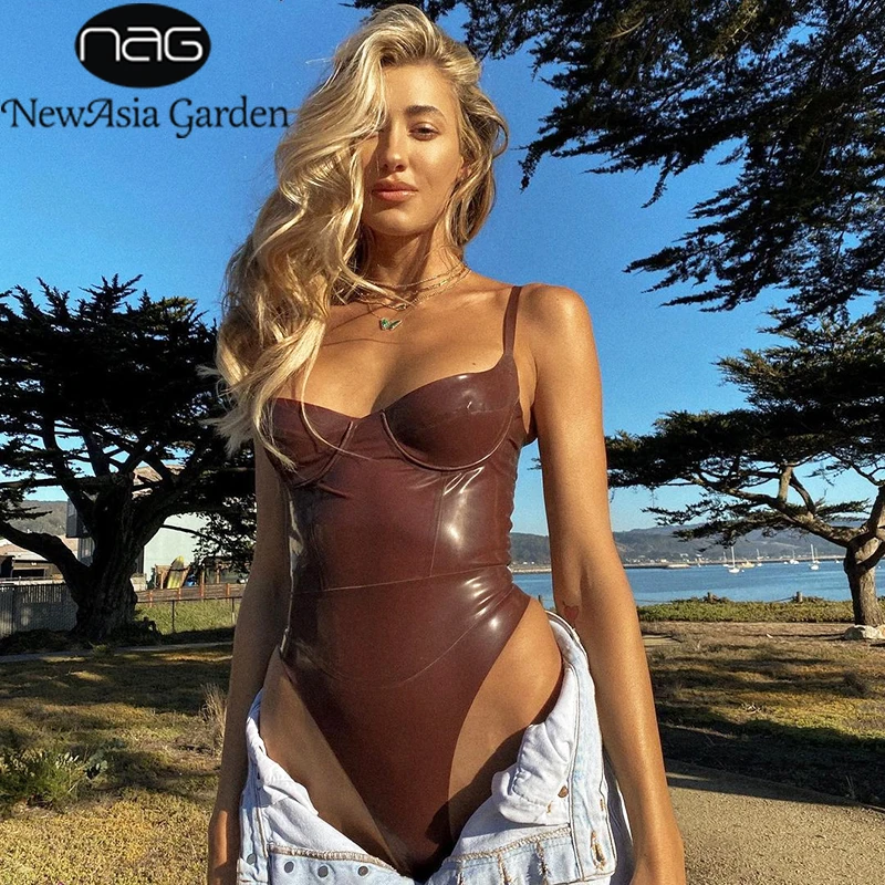 NewAsia Leather Corset Bodysuit Women Sleeveless Adjusted Zipper Pads Underwire Backless Sexy One Piece Romper Ladies Party Wear
NewAsia Leather Corset Bodysuit Women Sleeveless Adjusted Zipper Pads Underwire Backless Sexy One Piece Romper Ladies Party Wear