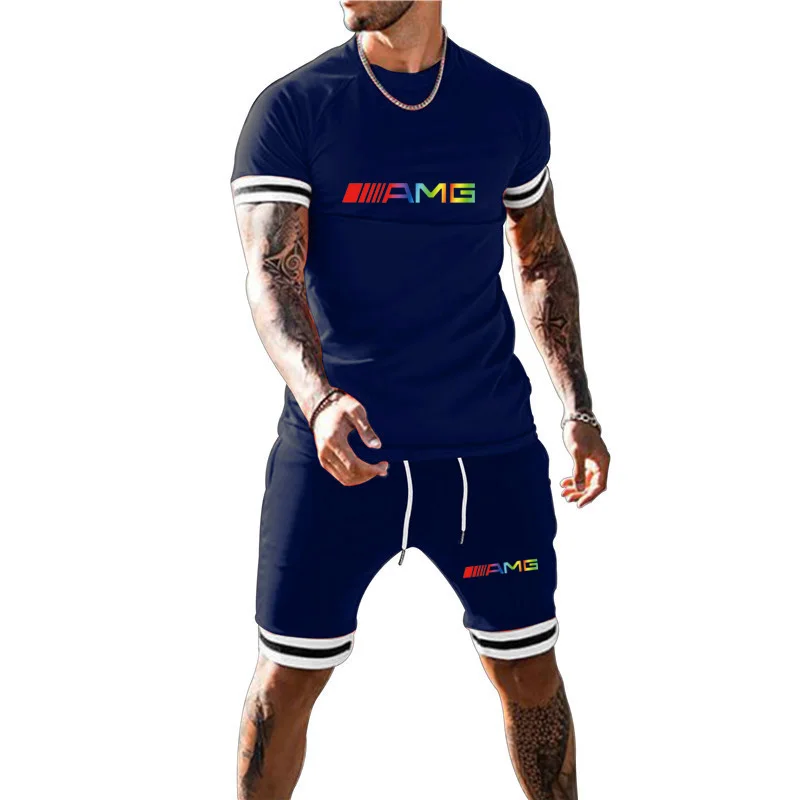 Mens Oversized T-Shirt Beach Shorts Set Streetwear Tracksuit Trend Short Sleeve T-Shirt New Summer 2021 Collection
Mens Oversized T-Shirt Beach Shorts Set Streetwear Tracksuit Trend Short Sleeve T-Shirt New Summer 2021 Collection