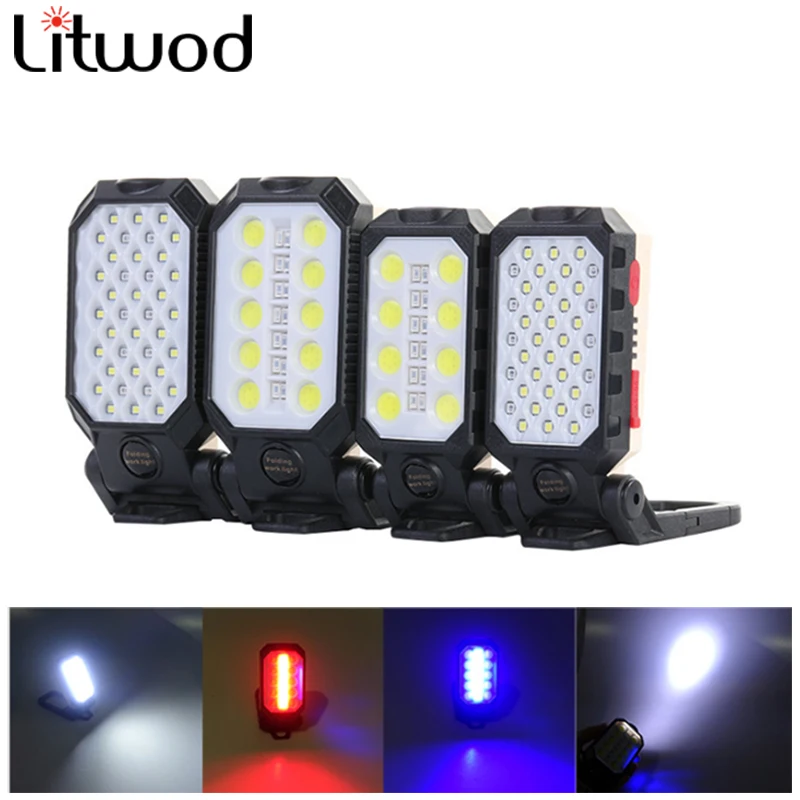 COB Work Light Portable LED Flashlight USB Rechargeable Adjustable Waterproof Camping Lantern Magnet Design with Power Display
COB Work Light Portable LED Flashlight USB Rechargeable Adjustable Waterproof Camping Lantern Magnet Design with Power Display