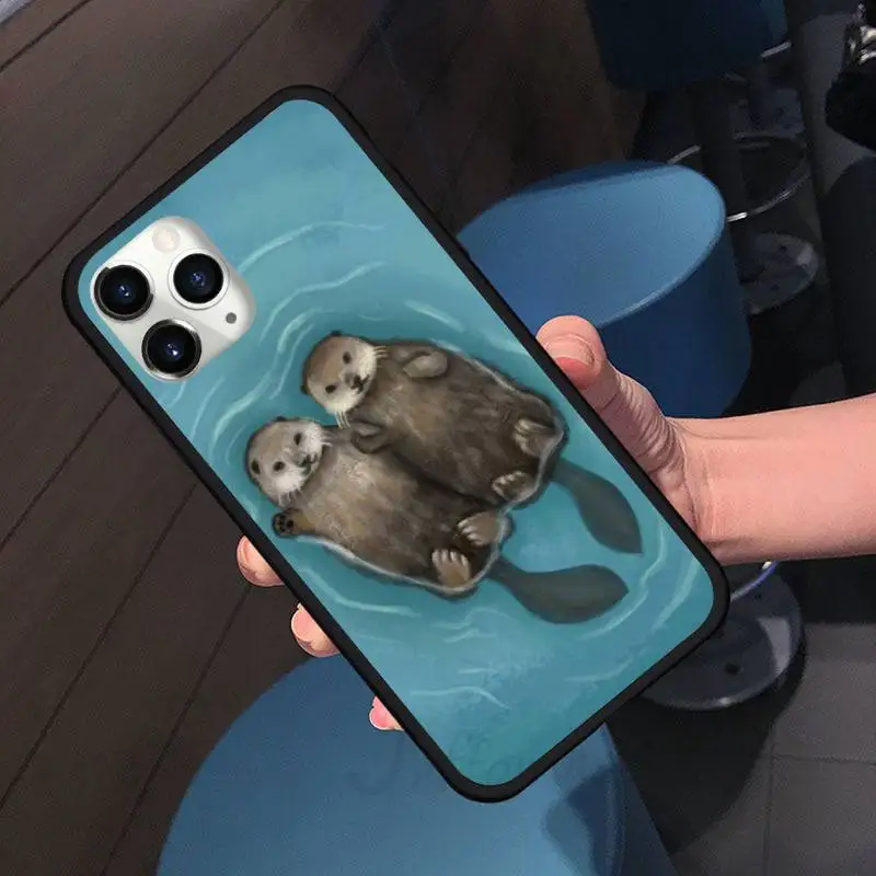 Animal otter cute love funny Phone Case For iphone 7 8 12 11 XR XS pro Max Mini plus Soft silicone cover shell funda
Animal otter cute love funny Phone Case For iphone 7 8 12 11 XR XS pro Max Mini plus Soft silicone cover shell funda