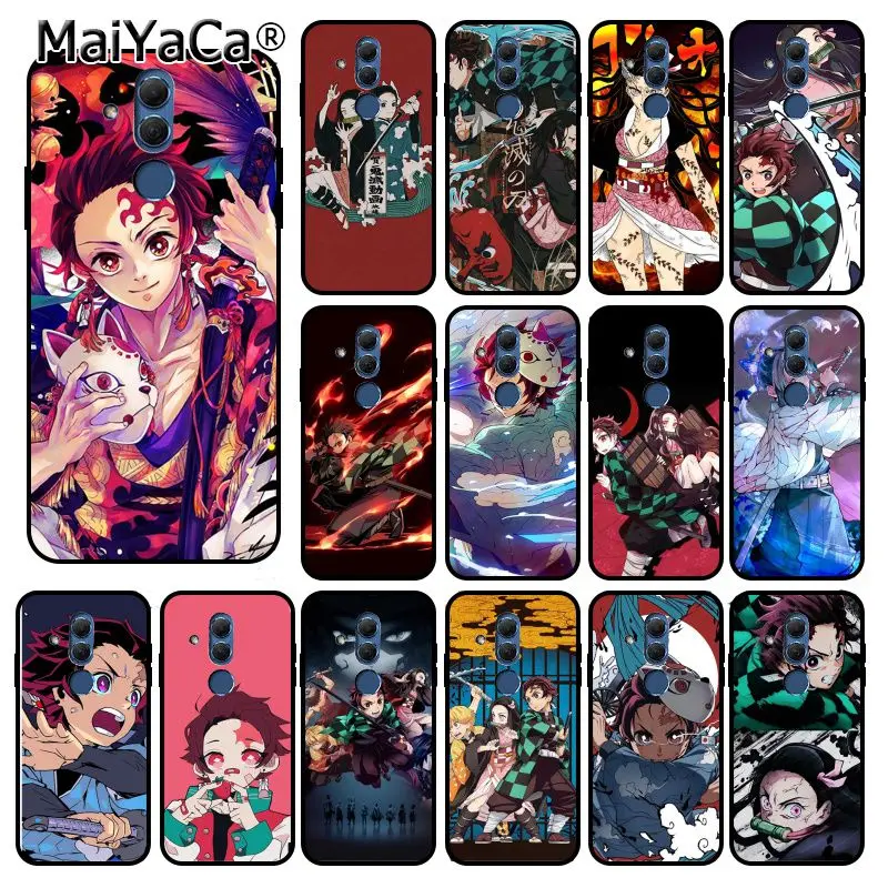 Maiyaca рассекающий демонов Kimetsu No Yaiba чехол для телефона Huawei Mate 10 20 Lite 20X Mate20 Pro Mate9 Nova3