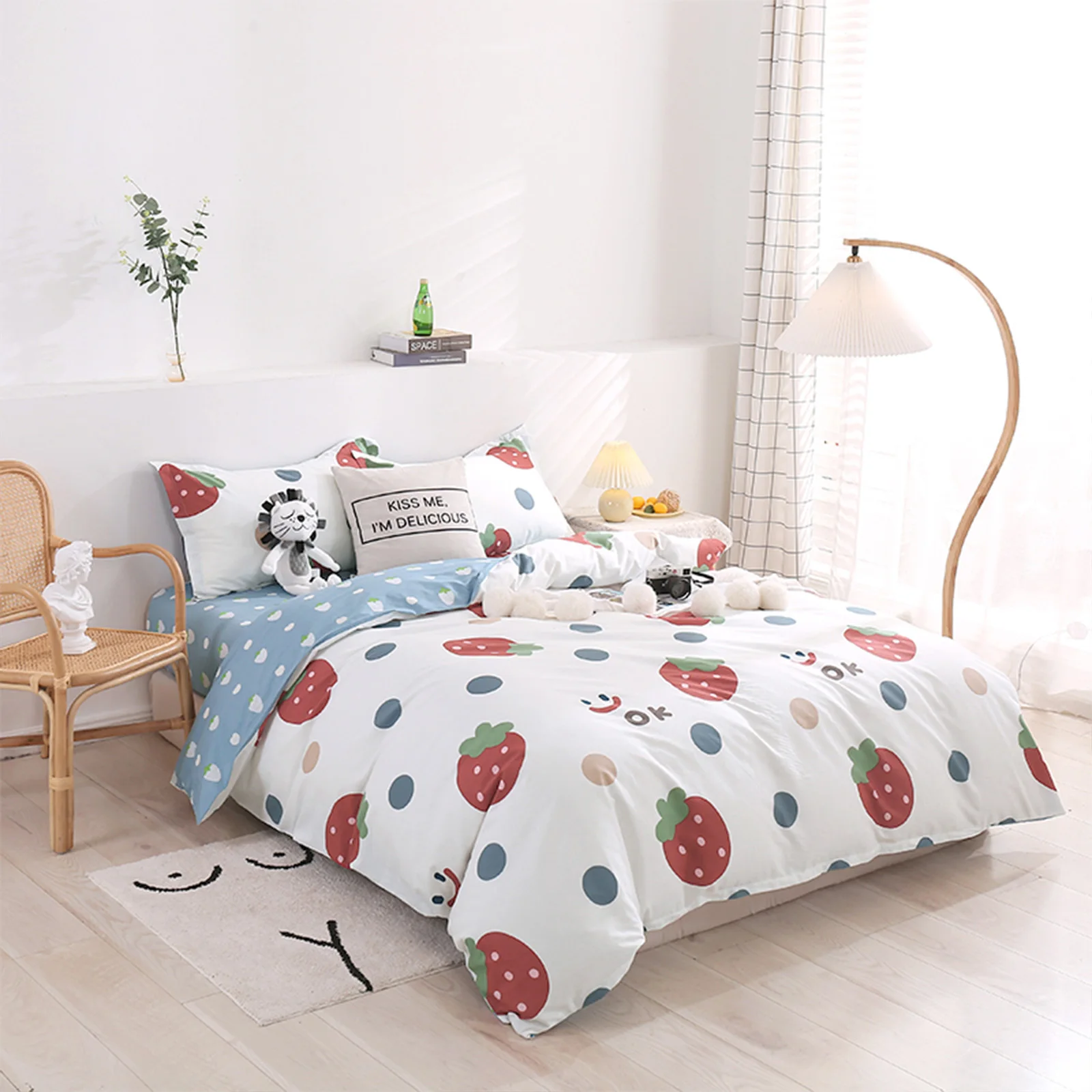 Full Cotton Duvet Cover Set King Size 3/4pcs With Zipper Closure Soft Flat Sheet Set
Full Cotton Duvet Cover Set King Size 3/4pcs With Zipper Closure Soft Flat Sheet Set