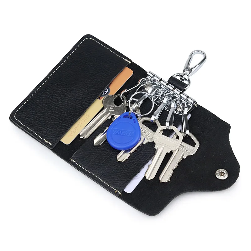 Men Car Keys Wallets Genuine Leather Female Key Holder Housekeeper Keychain Unisex Solid Key Wallet Organizer Bag Key Case Pouch
Men Car Keys Wallets Genuine Leather Female Key Holder Housekeeper Keychain Unisex Solid Key Wallet Organizer Bag Key Case Pouch