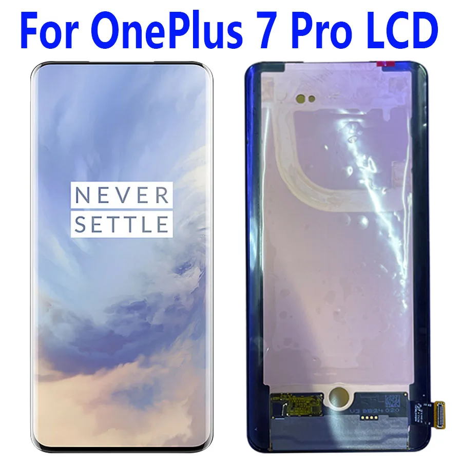 6.67" 100% Original For Oneplus 7 pro LCD Display Replacement Touch Screen Digitizer Assembly For Oneplus 7 Pro LCD Display
6.67" 100% Original For Oneplus 7 pro LCD Display Replacement Touch Screen Digitizer Assembly For Oneplus 7 Pro LCD Display