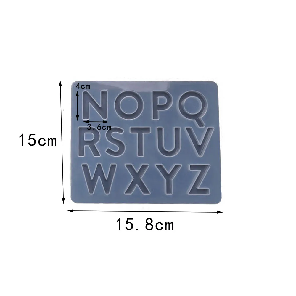 1pcs Crystal Epoxy Mold A-Z Alphabet Silicone Mold DIY Handmade Mirror Silicone Craft Letter Jewelry Keychain Accessories Making 
1pcs Crystal Epoxy Mold A-Z Alphabet Silicone Mold DIY Handmade Mirror Silicone Craft Letter Jewelry Keychain Accessories Making