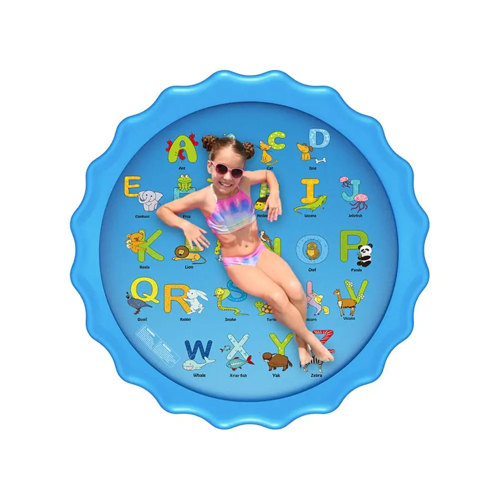 Children's water alphabet spray pad children's play mat 170CM spray pool outdoor lawn playing toys beach playing water spray toy
Children's water alphabet spray pad children's play mat 170CM spray pool outdoor lawn playing toys beach playing water spray toy