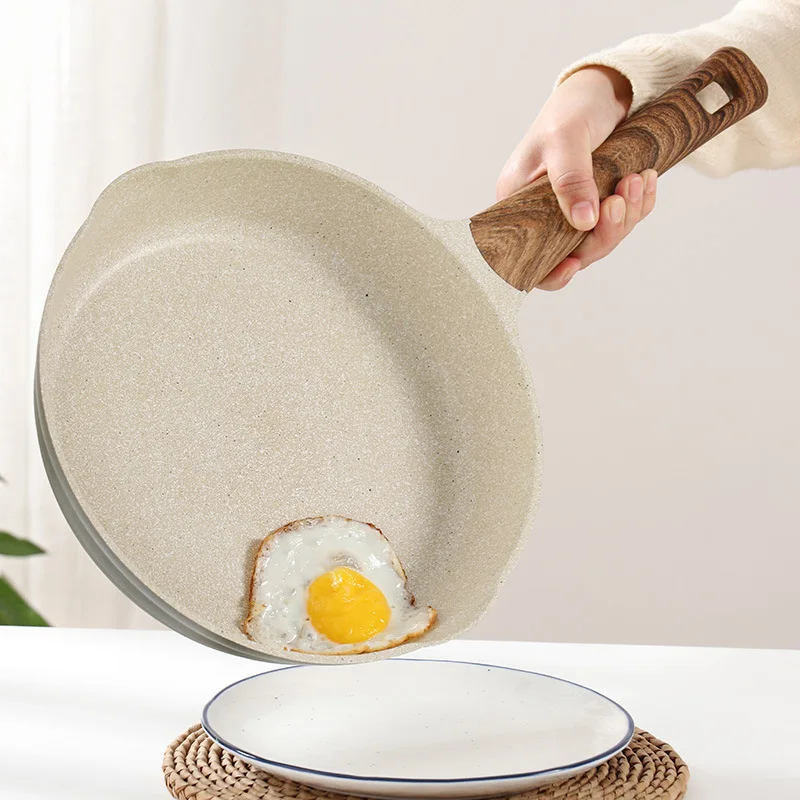 Household multifunctional Maifan stone pan non-stick pan induction cooker potato omelette steak frying pan gas wok MJ709
Household multifunctional Maifan stone pan non-stick pan induction cooker potato omelette steak frying pan gas wok MJ709