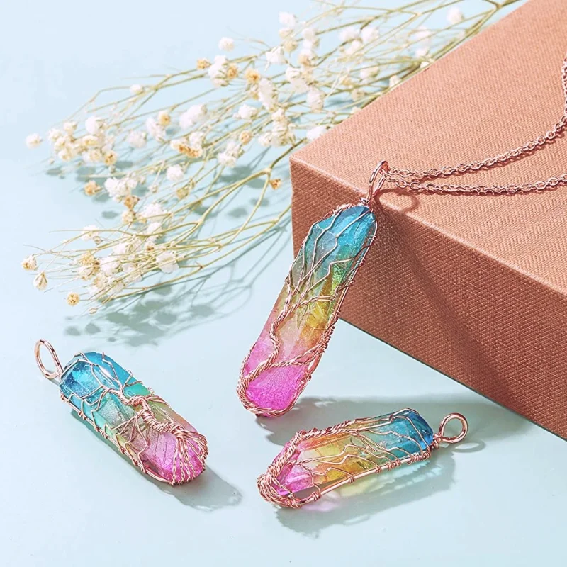 High Quality Irregular Crystal Pendant Suspension Natural Gem Stone Female Hexagon Crystal Necklace Gift 2021 Fashion Trend
High Quality Irregular Crystal Pendant Suspension Natural Gem Stone Female Hexagon Crystal Necklace Gift 2021 Fashion Trend