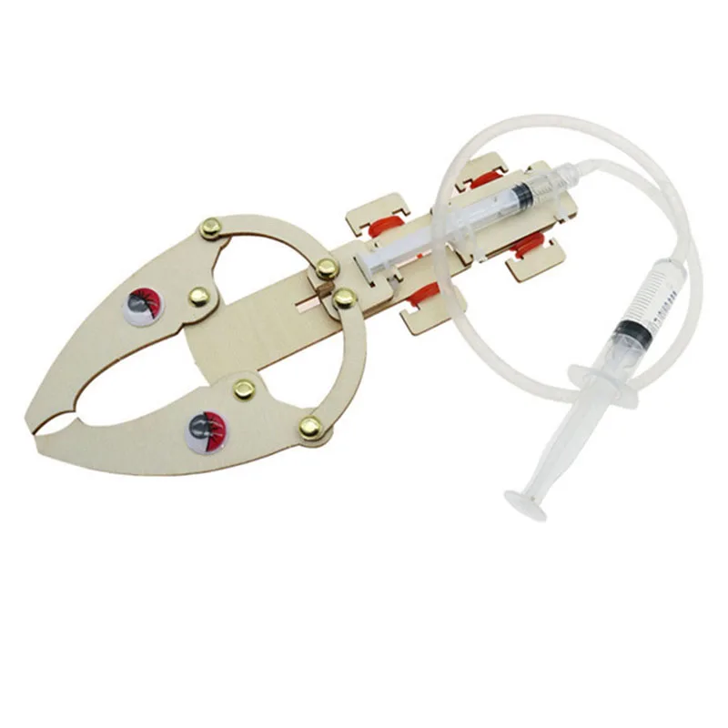 Technology Small Production Hydraulic Manipulator Manual Diy Pneumatic Syringe Claw Wooden Arm Stem Maker Education Toys
Technology Small Production Hydraulic Manipulator Manual Diy Pneumatic Syringe Claw Wooden Arm Stem Maker Education Toys
