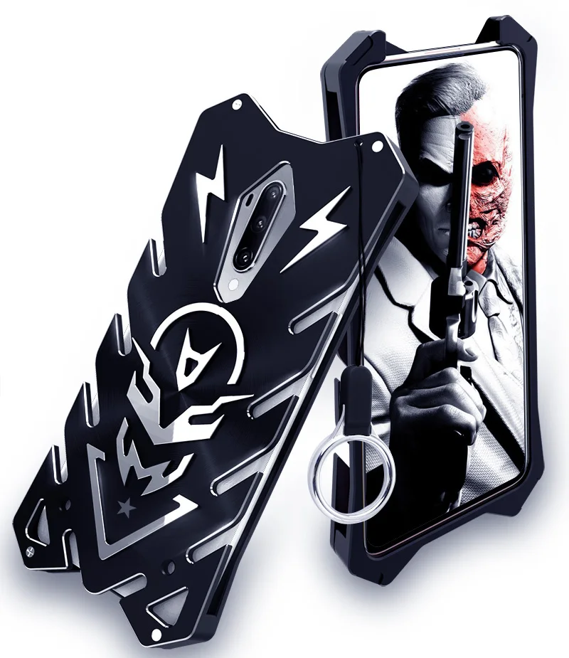 Zimon Armor Ii авиационный Алюминий металлический чехол для телефона Oneplus 7t Pro 1 + мощный