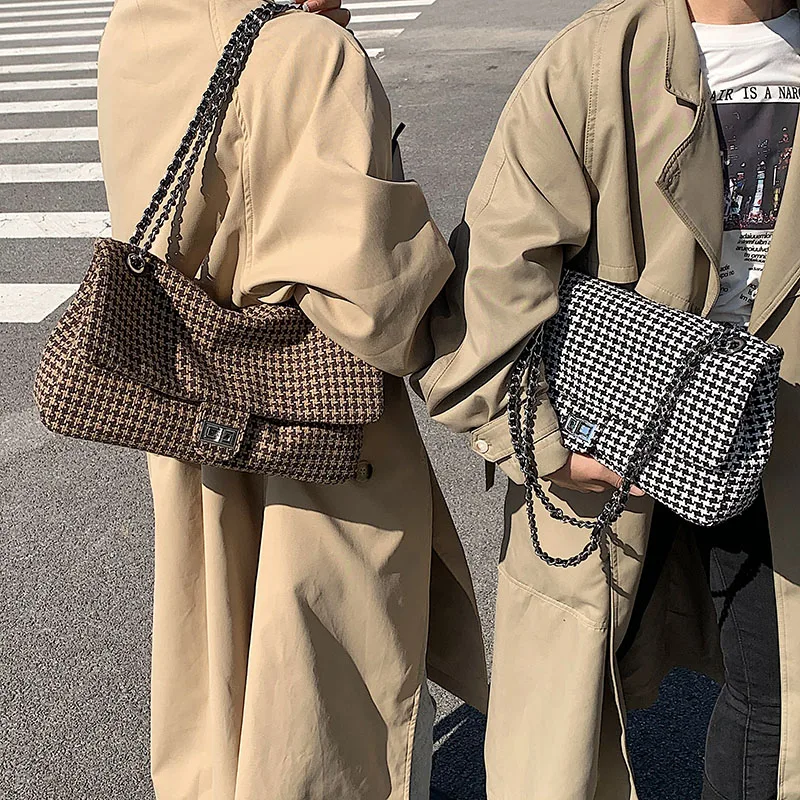 Luxury Handbags Designer Bags Fashion Trending Houndstooth Shouler Bags For Women 2021 Large Big Bag Crossbody Bag Purses Sac
Luxury Handbags Designer Bags Fashion Trending Houndstooth Shouler Bags For Women 2021 Large Big Bag Crossbody Bag Purses Sac