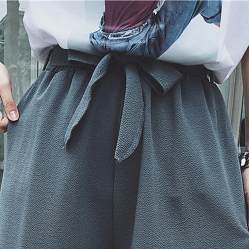 Shorts Women 2020 Loose Drawstring Solid Simple All-match Korean Style Leisure Daily Short Womens Summer BF Breathable Chic New 
Shorts Women 2020 Loose Drawstring Solid Simple All-match Korean Style Leisure Daily Short Womens Summer BF Breathable Chic New