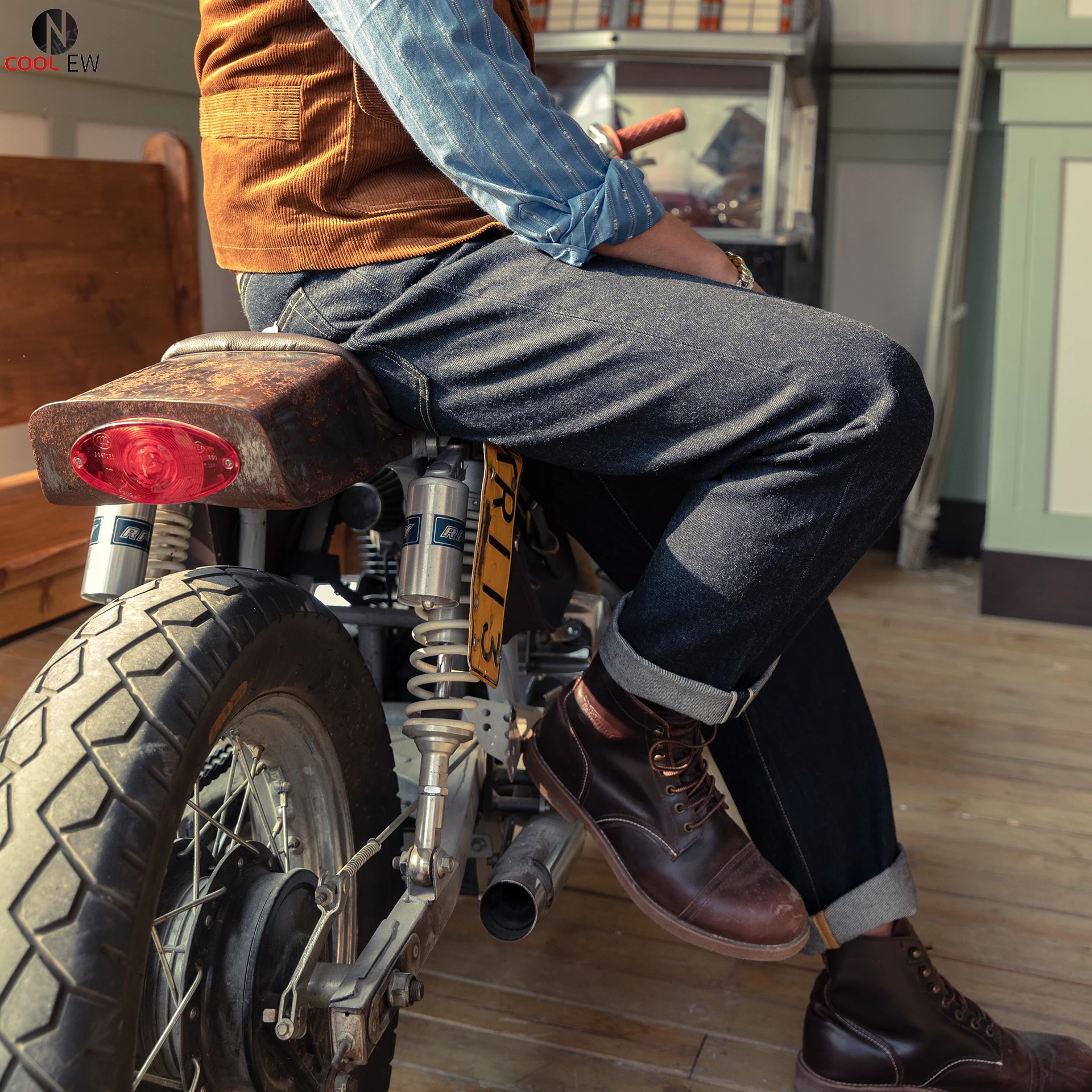 47501-0002 Red Tornado Size 28-42 Vintage 14 Oz Indigo Selvage Stylish Trousers Mens Casual Raw Denim Jean Pants
47501-0002 Red Tornado Size 28-42 Vintage 14 Oz Indigo Selvage Stylish Trousers Mens Casual Raw Denim Jean Pants