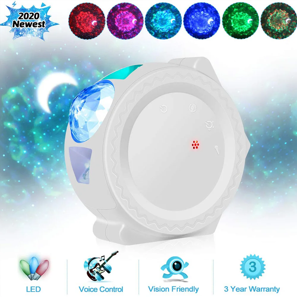 Starry Sky Projector LED Moon Star Nebula Night Light 6 Colors Ocean Wave Water Wave Night Lamp Children Kids Night Lamp drop
Starry Sky Projector LED Moon Star Nebula Night Light 6 Colors Ocean Wave Water Wave Night Lamp Children Kids Night Lamp drop