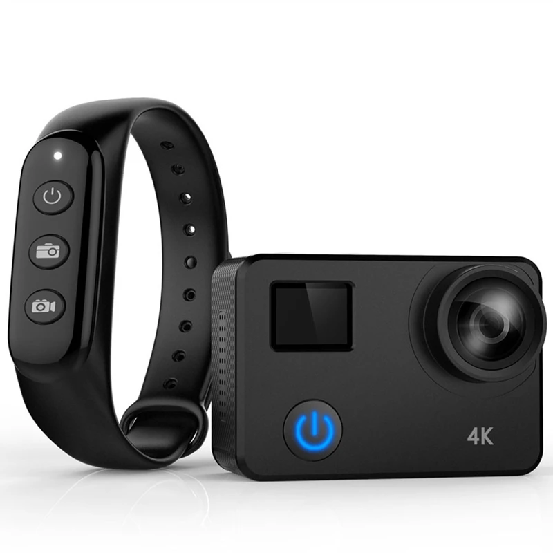 4K Action Camera For Video With Remote Control 50 Frames Screen Sport Camera Waterproof Wifi Camera
4K Action Camera For Video With Remote Control 50 Frames Screen Sport Camera Waterproof Wifi Camera