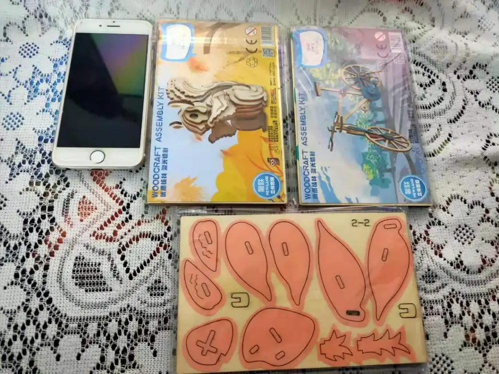DIY лазерная резка 3D механическая модель деревянная головоломка игра собрана