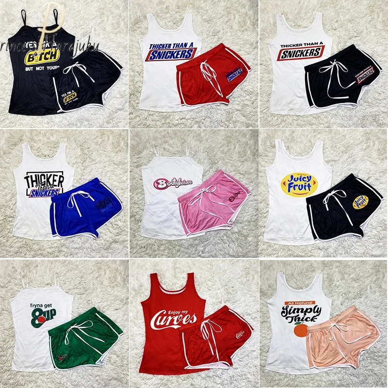 Tank Top+shorts Summer Women Shorts Sets Clothes For Women Sports Fitness Two Piece Suit Plus Size Sets Tracksuits Dropshipping
Tank Top+shorts Summer Women Shorts Sets Clothes For Women Sports Fitness Two Piece Suit Plus Size Sets Tracksuits Dropshipping