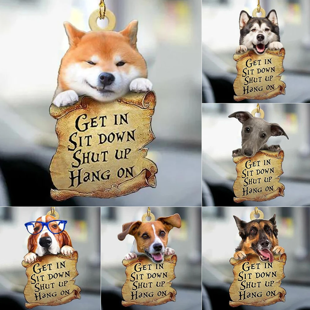 Car Pendant Cute Dogs Rearview Mirror Charm Decoration Hanging Ornaments Car Interior Decoration Pendants for Keyring Backpack
Car Pendant Cute Dogs Rearview Mirror Charm Decoration Hanging Ornaments Car Interior Decoration Pendants for Keyring Backpack