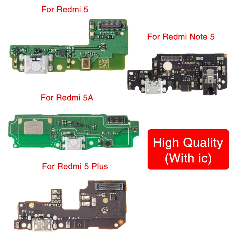 USB коннектор для зарядной док станции Xiaomi Redmi Note 4X Pro 5 Plus 1 шт.|Шлейфы мобильных