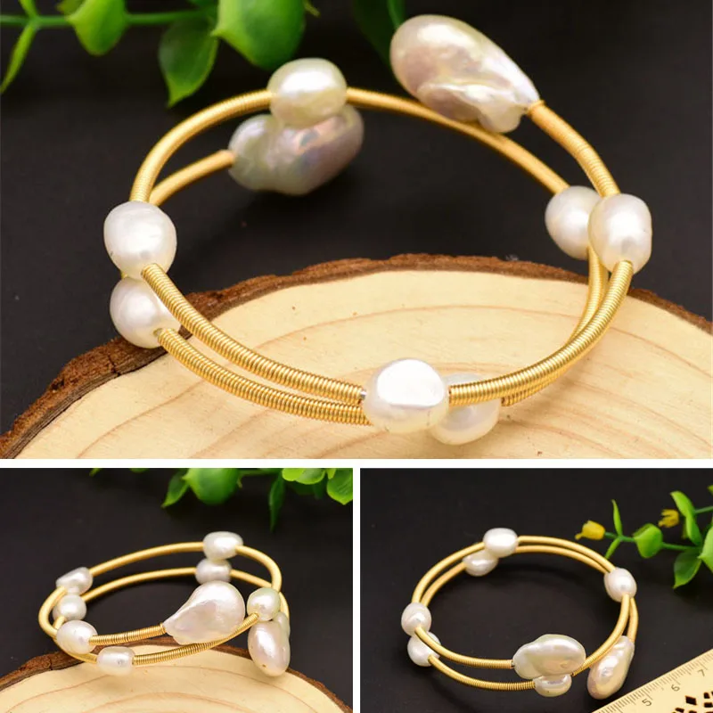 Original Design Natural Fresh Water Pearl Adjustable Bracelets For Women Wedding Party Handmade Fine Bangle Jewelry Accessories
Original Design Natural Fresh Water Pearl Adjustable Bracelets For Women Wedding Party Handmade Fine Bangle Jewelry Accessories