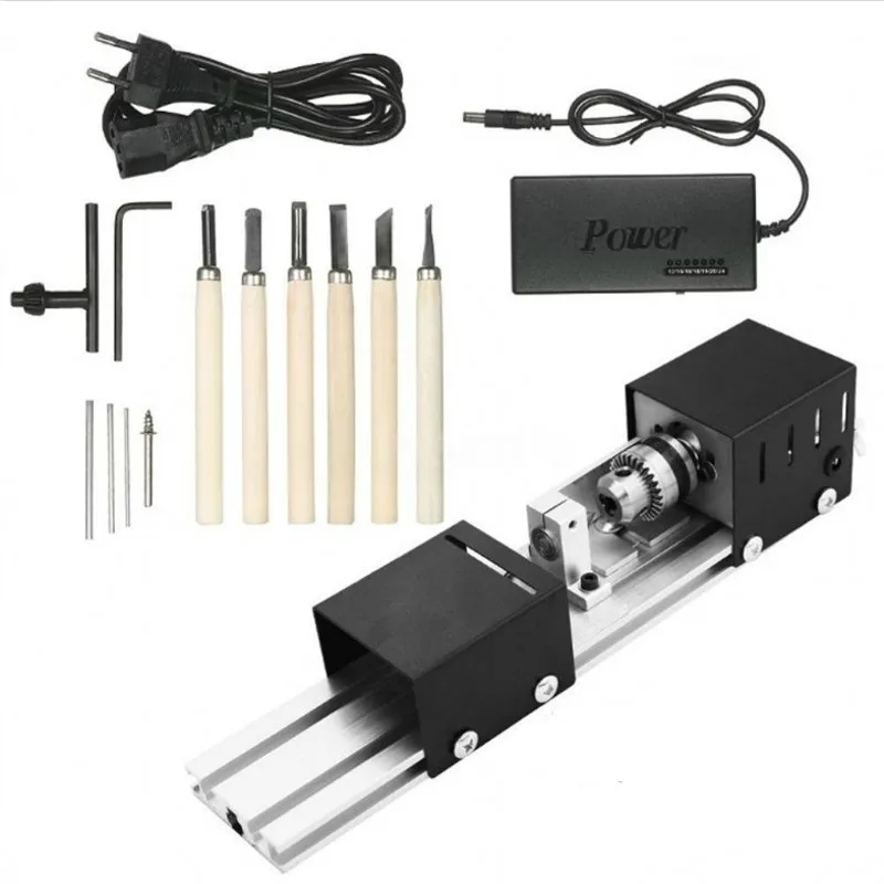 100W Lathe Grinding Set Polishing Drill Tool Wood Lathe Machine Speed Adjustable DIY Woodworking Mini Mechanical Lathe US/EU
100W Lathe Grinding Set Polishing Drill Tool Wood Lathe Machine Speed Adjustable DIY Woodworking Mini Mechanical Lathe US/EU