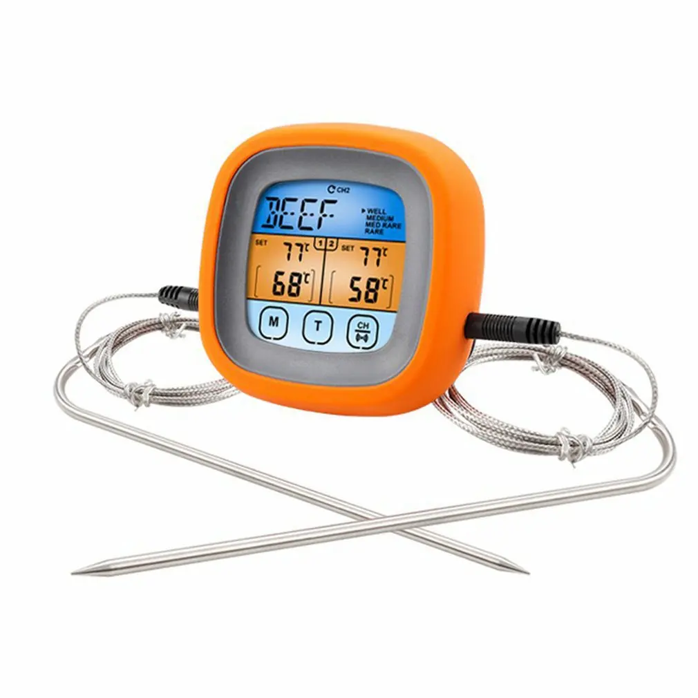 Digital Meat Kitchen Grill Probe Thermometer LCD Backlight Waterproof Food Meat Oven Cooking BBQ Temperature Meter Thermometer
Digital Meat Kitchen Grill Probe Thermometer LCD Backlight Waterproof Food Meat Oven Cooking BBQ Temperature Meter Thermometer