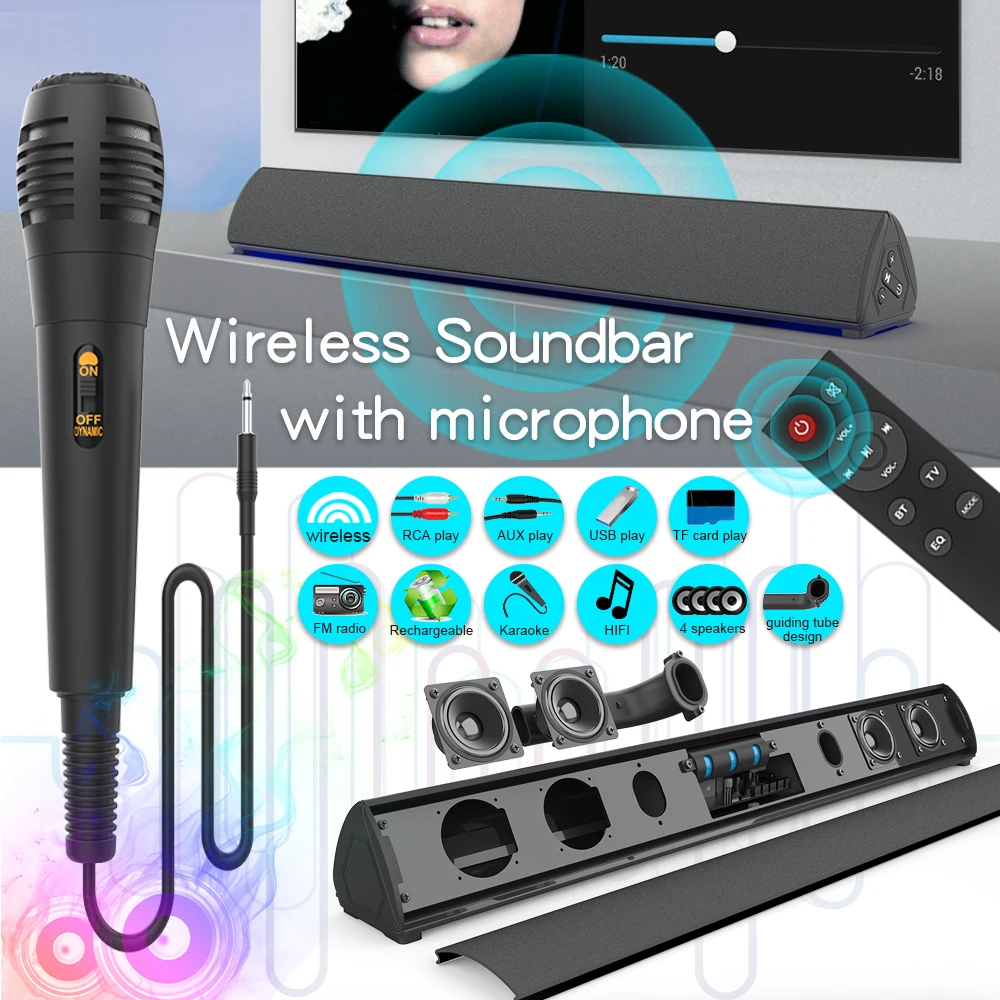 2021, микрофон для караоке, 20 Вт, стереозвук, басовый динамик, поддержка Bluetooth 5, 0, звук кинотеатра, 3 эквалайзера, звуковые эффекты, RGB светильник
2021, микрофон для караоке, 20 Вт, стереозвук, басовый динамик, поддержка Bluetooth 5, 0, звук кинотеатра, 3 эквалайзера, звуковые эффекты, RGB светильник