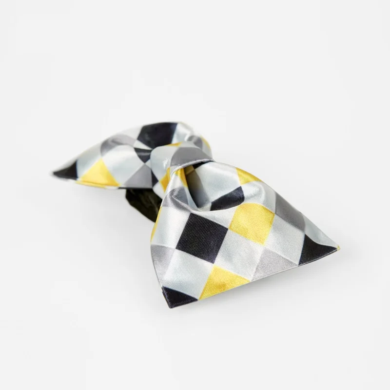 High Quality 2020 Men Bow Tie Fashion Geometric Patterns Bowties Butterfly Colorful Checkered Ties Yellow Black White | Аксессуары для