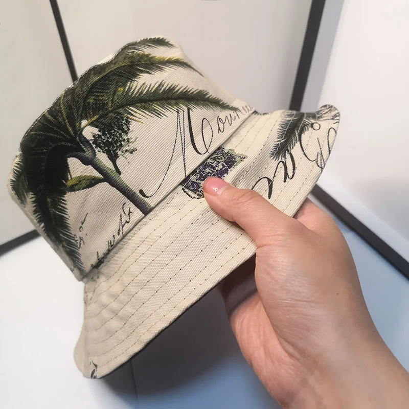 HT430 New Fashion Summer Coconut Tree Printed Fisherman Caps Panama Bucket Hat Reversible Men Women beach sun hat
HT430 New Fashion Summer Coconut Tree Printed Fisherman Caps Panama Bucket Hat Reversible Men Women beach sun hat