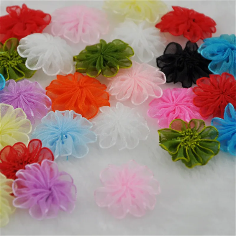 40pcs Upick Organza Ribbon flowers Wedding Decor Appliques Sew Craft A033
40pcs Upick Organza Ribbon flowers Wedding Decor Appliques Sew Craft A033