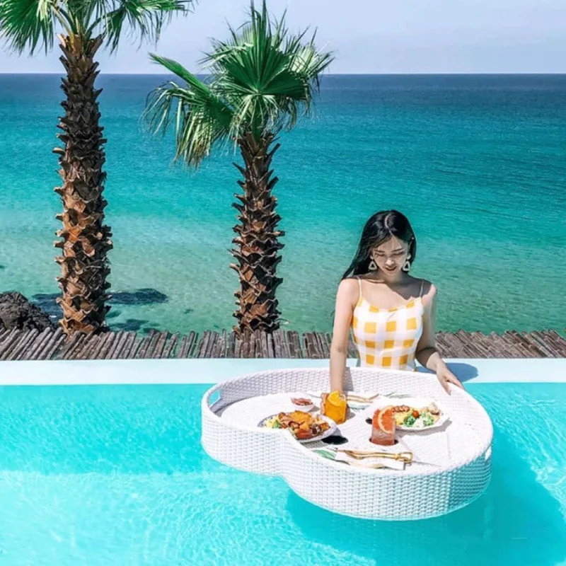 Rattan Tray Nordic Fruit Storage Plate Handmade Water Swimming Accessories Pool Drink Cup Stand Float Party Beverage Mattresses
Rattan Tray Nordic Fruit Storage Plate Handmade Water Swimming Accessories Pool Drink Cup Stand Float Party Beverage Mattresses