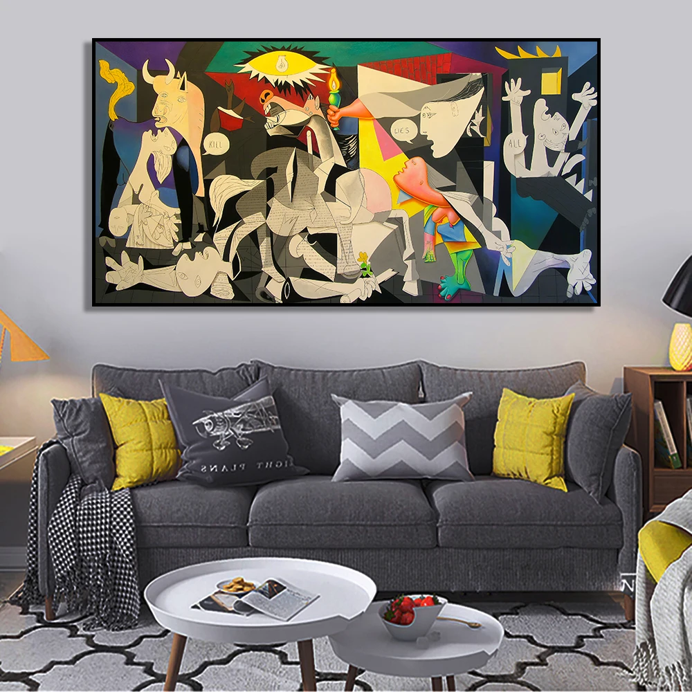 Художественная роспись Picasso Works, цветной постер Guernica, Картина на холсте для гостиной, настенные художественные принты для современного дома...
Художественная роспись Picasso Works, цветной постер Guernica, Картина на холсте для гостиной, настенные художественные принты для современного дома...