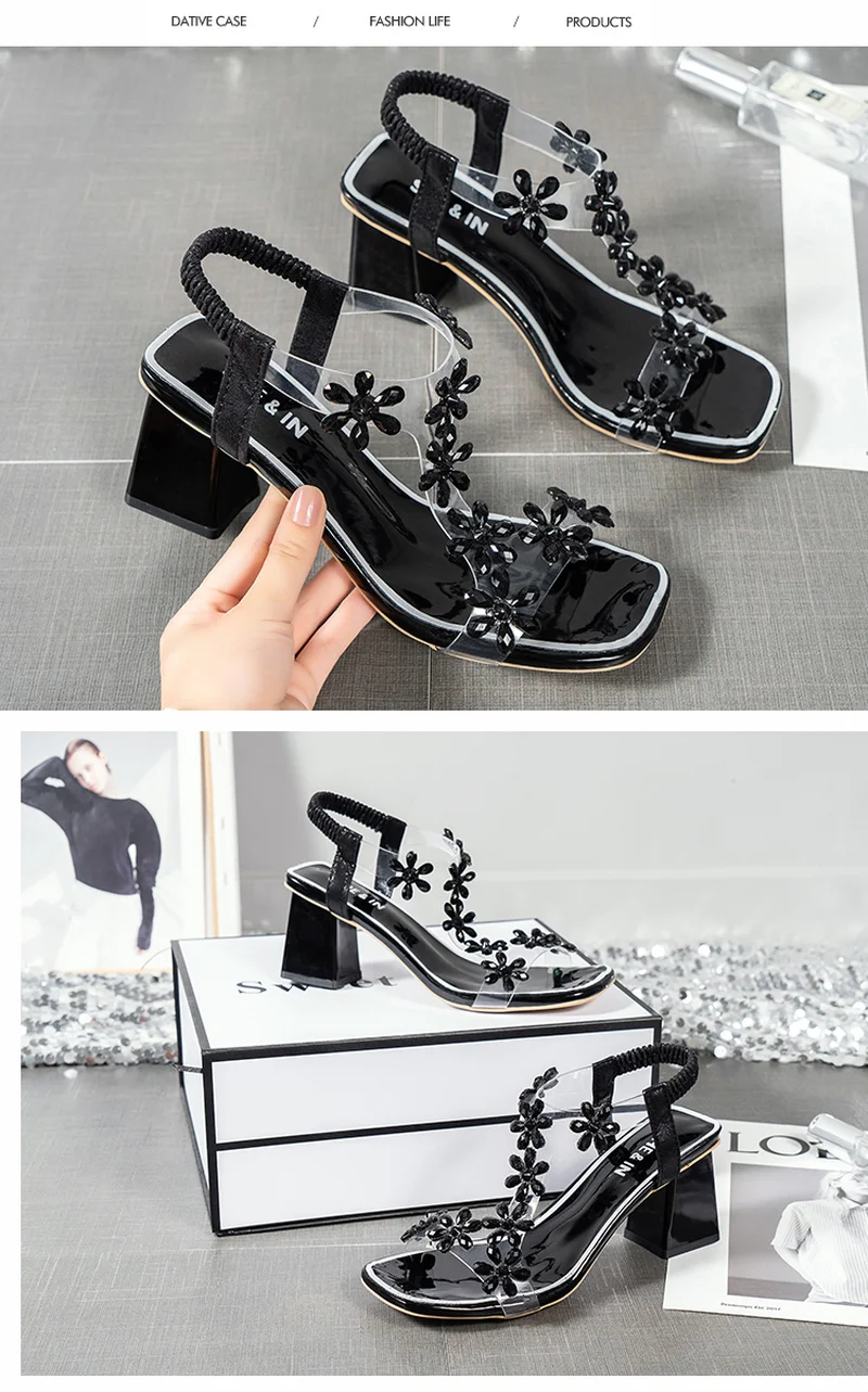 Net red crystal sandals female summer fairy style 2021 new fashion rhinestone wild word with thick heel high heels
Net red crystal sandals female summer fairy style 2021 new fashion rhinestone wild word with thick heel high heels