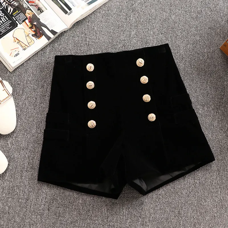 Velvet 2 Piece Set Women Autumn Winter Retro Stand Collar Pants Suits Short Jacket Coat + Shorts Two Piece Set Lady Shorts Suits
Velvet 2 Piece Set Women Autumn Winter Retro Stand Collar Pants Suits Short Jacket Coat + Shorts Two Piece Set Lady Shorts Suits