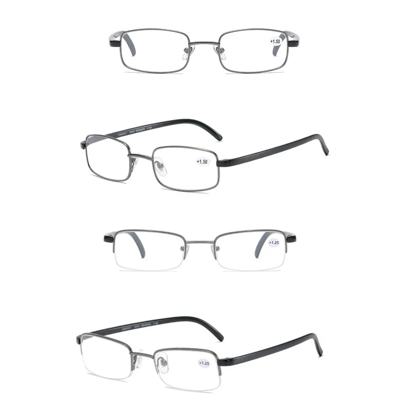

Очки Zilead в металлической оправе для мужчин, винтажные деловые аксессуары для чтения при дальнозоркости, с диоптриями + 1,25, 1,5, 2,0, 2,5, 3,0