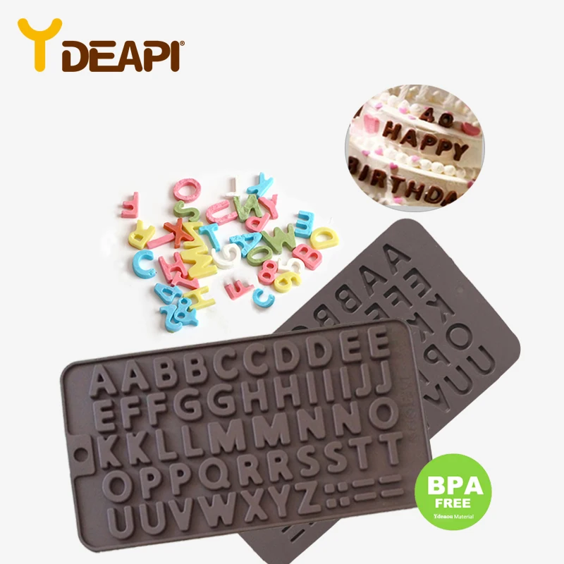 YDEAPI 26 English Letter Alphabet Chocolate Cake Molds Fondant Cookies Silicone Mold Cake Decorating Moulds DIY Baking Tools
YDEAPI 26 English Letter Alphabet Chocolate Cake Molds Fondant Cookies Silicone Mold Cake Decorating Moulds DIY Baking Tools