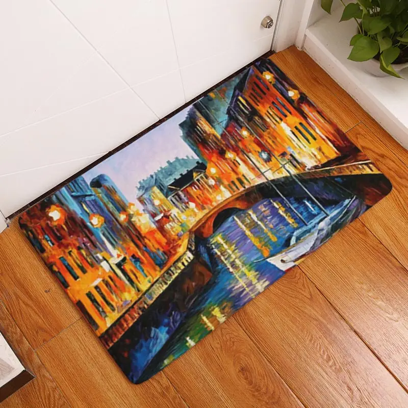 Oil Painting Scenery Carpets Anti-Slip Floor Mats Bathroom Outdoor Rugs Door Mat Doormats , tapete para banheiro , Felpudo 
Oil Painting Scenery Carpets Anti-Slip Floor Mats Bathroom Outdoor Rugs Door Mat Doormats , tapete para banheiro , Felpudo