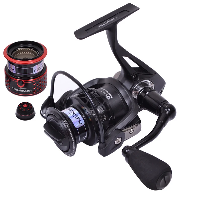 TSURINOYA TSP 2000 Spinning Fishing Reel with Spare Spool 12BB 5.2:1 Jig Ocean Boat Rock Lure Wheel Coil Carretilhas De Pescaria
TSURINOYA TSP 2000 Spinning Fishing Reel with Spare Spool 12BB 5.2:1 Jig Ocean Boat Rock Lure Wheel Coil Carretilhas De Pescaria