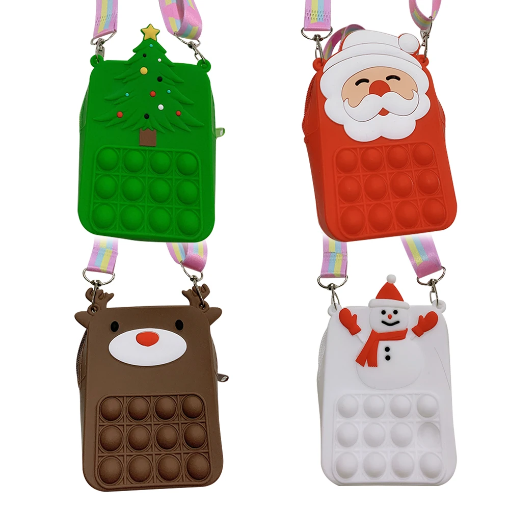 Creative Christmas Coin Purse Simple Dimple Wallet Anti-stress Relaxing Toy Push BubbleChristmas Tree Bag for Adults Kids Gifts
Creative Christmas Coin Purse Simple Dimple Wallet Anti-stress Relaxing Toy Push BubbleChristmas Tree Bag for Adults Kids Gifts