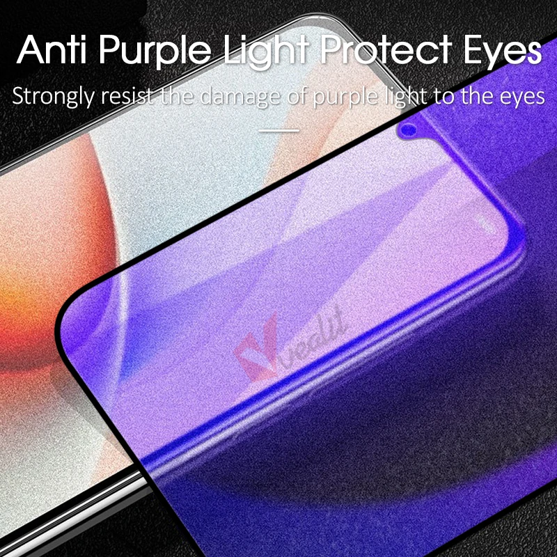 3-1 шт. матовое закаленное стекло без отпечатков пальцев для Xiaomi Redmi Note 9 8 8t 9t 10s 5 7 K30