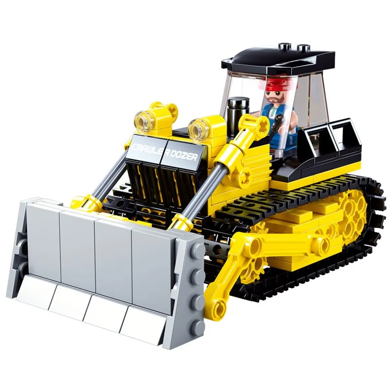 Sluban Construction Engineering Building Block Excavator Truck Crane Bulldozer Educational Bricks Toy Boy Gift
Sluban Construction Engineering Building Block Excavator Truck Crane Bulldozer Educational Bricks Toy Boy Gift