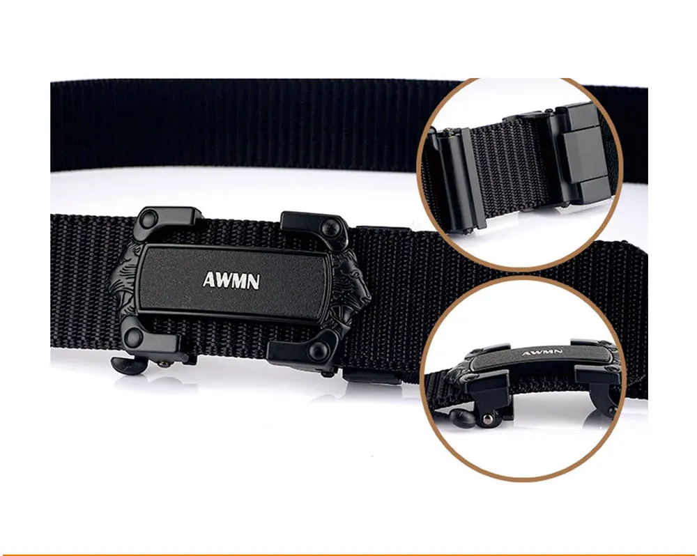 New Trend Thick Nylon Men's Belt Automatic Buckle Trousers Belts Male Canvas Military Tactical Belt Gifts For Men
New Trend Thick Nylon Men's Belt Automatic Buckle Trousers Belts Male Canvas Military Tactical Belt Gifts For Men